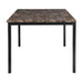 Tempe Counter Height Table, Faux Marble Top in Black/Brown - 2601-36 - FAMSA Furniture (TX)