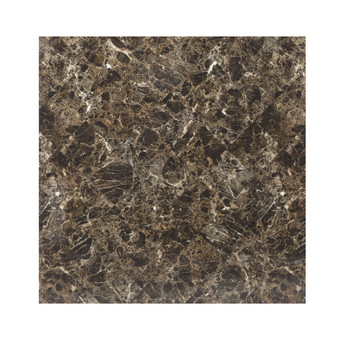 Tempe Counter Height Table, Faux Marble Top in Black/Brown - 2601-36 - FAMSA Furniture (TX)