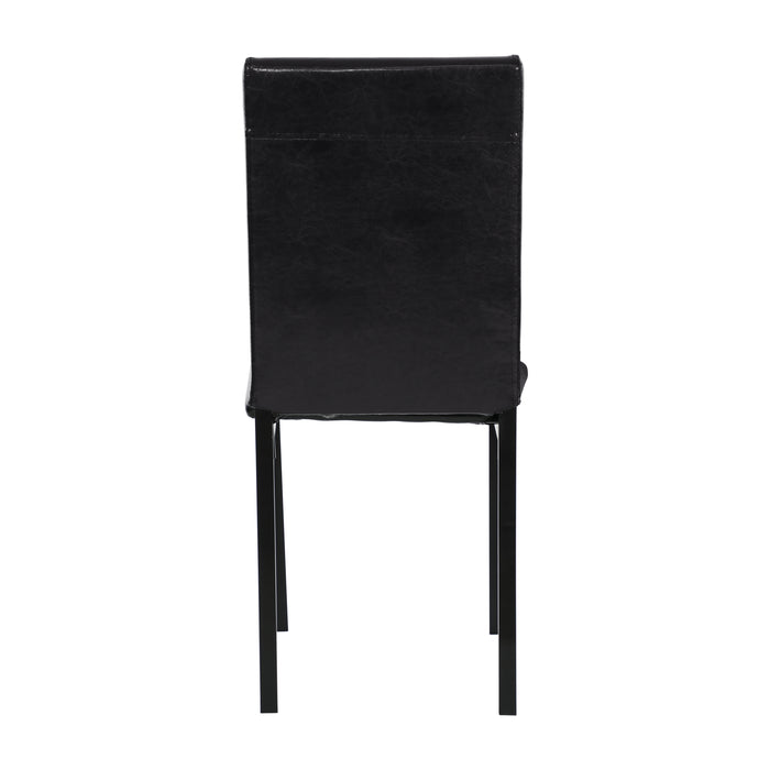 Tempe 5pc Set (TB+4S) in Black/Brown - 2601-48*5 - FAMSA Furniture (TX)