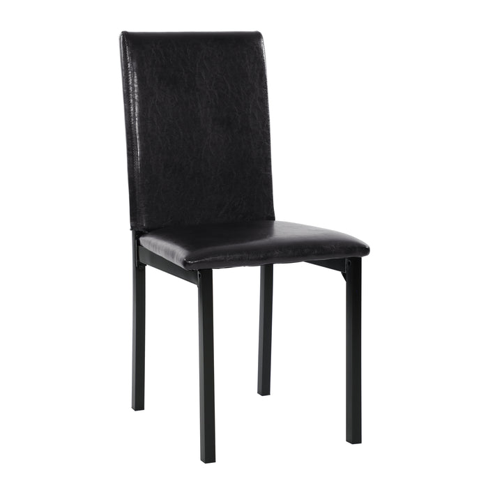 Tempe 5pc Set (TB+4S) in Black/Brown - 2601-48*5 - FAMSA Furniture (TX)