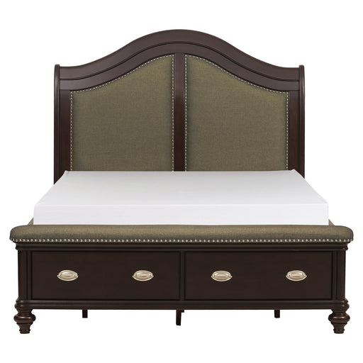 Marston 4pc set (QB+NS+DR+MR) in Cherry - 2615DC-1*4 - FAMSA Furniture (TX)