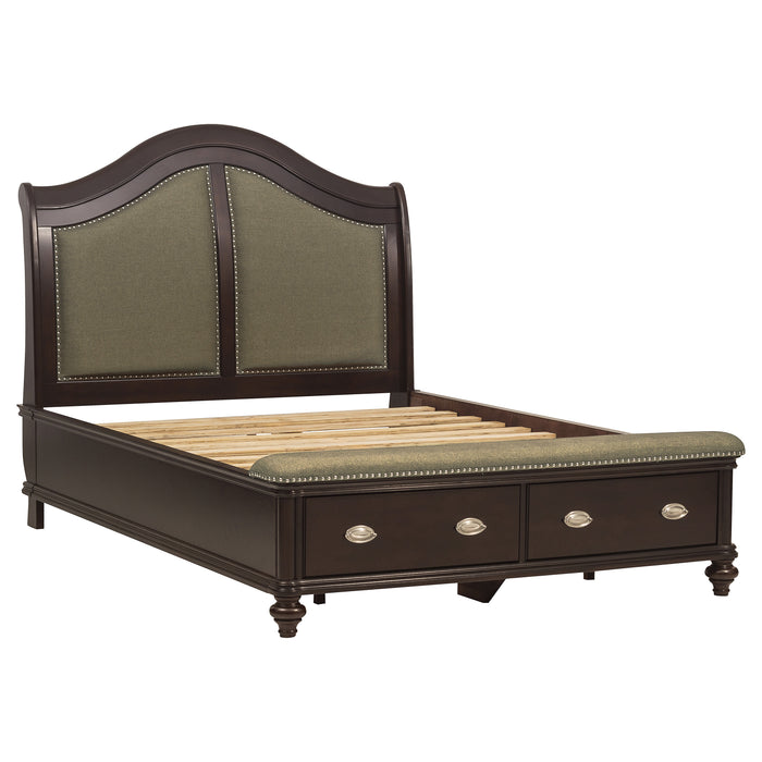 Marston 4pc set (QB+NS+DR+MR) in Cherry - 2615DC-1*4 - FAMSA Furniture (TX)