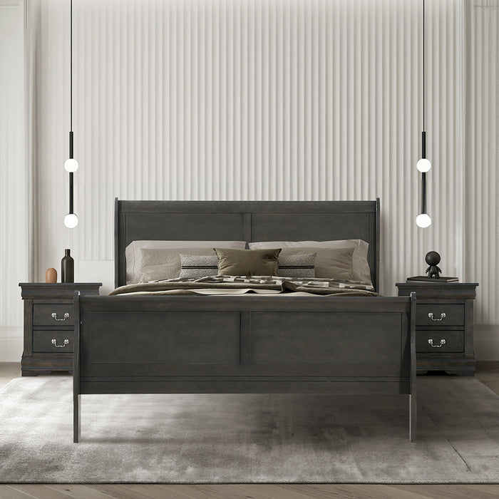 Louis Philippe Eastern King Bed - Image 8