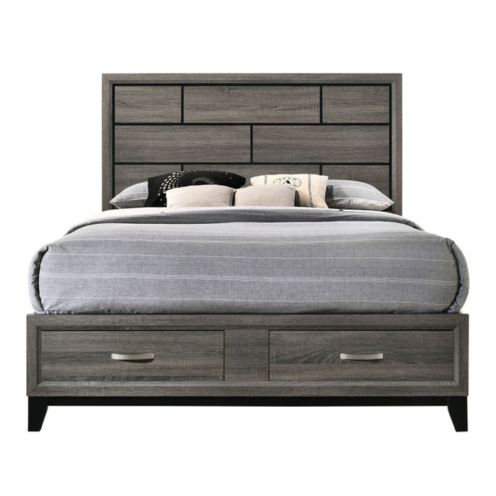 Valdemar Eastern King Bed w/Storage - Image 2