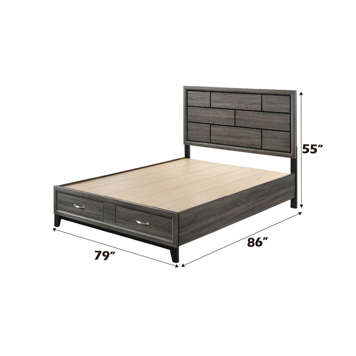 Valdemar Eastern King Bed w/Storage - Image 6
