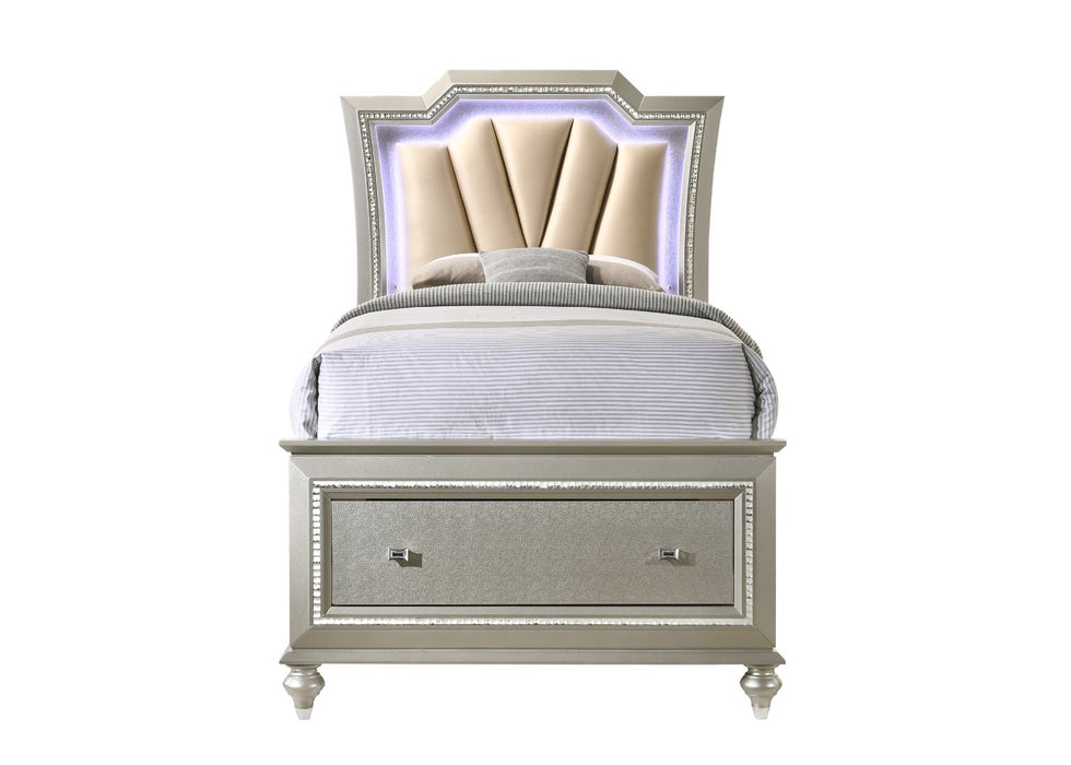 Kaitlyn Twin Bed w/LED - Image 3