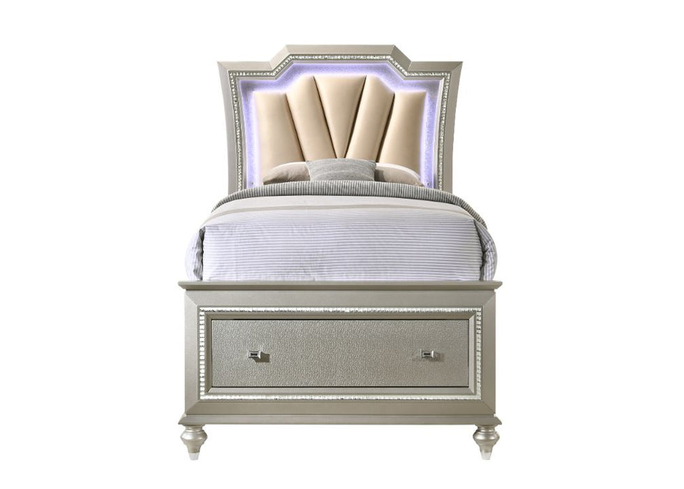 Kaitlyn Full Bed w/Storage & LED - Image 2