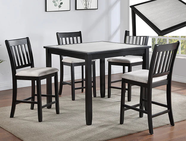 Salva 5-Piece Counter Height Set - FAMSA Furniture (TX)