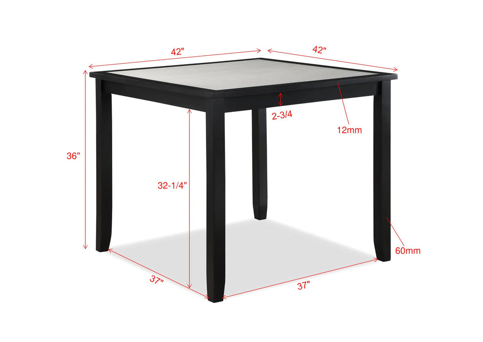 Salva 5-Piece Counter Height Set - FAMSA Furniture (TX)