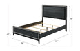 Haiden Eastern King Bed w/LED - Image 5