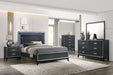 Haiden Eastern King Bed w/LED - Image 4