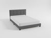 Newberry Full Platform Bed in Brown - 1350BRF-1 - FAMSA Furniture (TX)