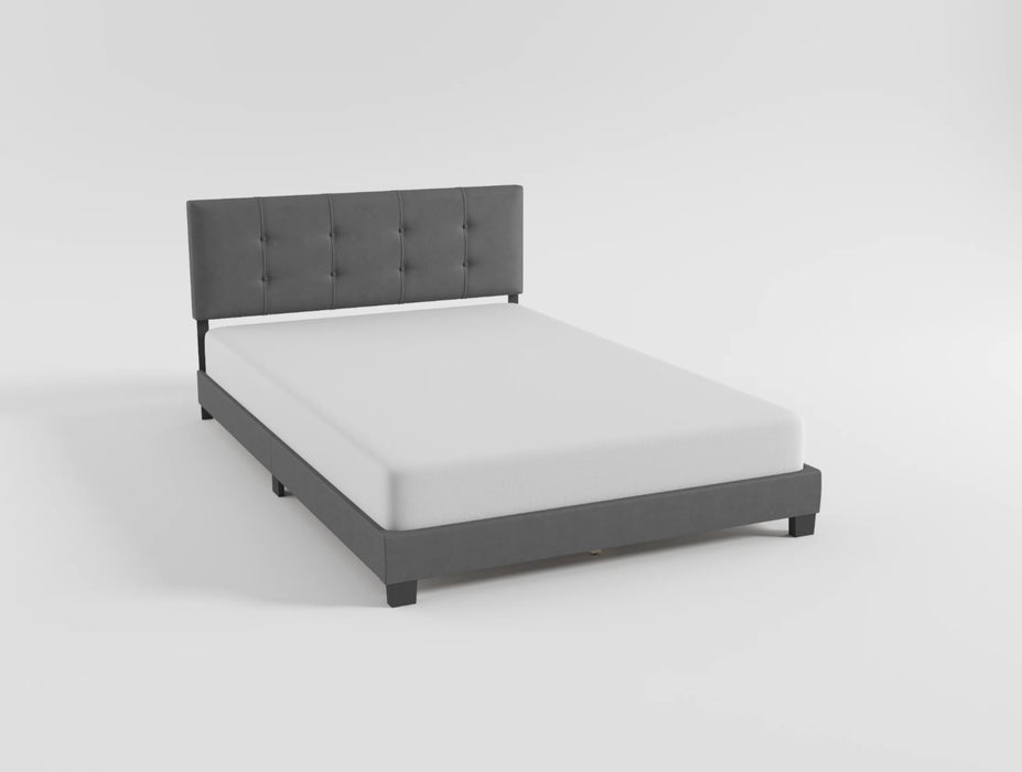 Newberry Full Platform Bed in Brown - 1350BRF-1 - FAMSA Furniture (TX)