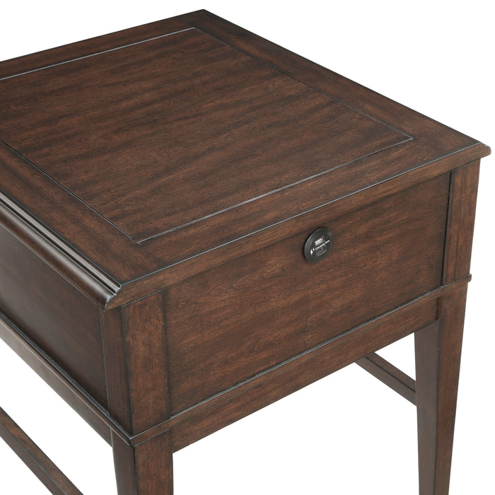 Claremore End Table in Brown - 3500-04 - FAMSA Furniture (TX)
