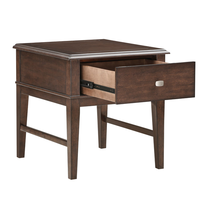 Claremore End Table in Brown - 3500-04 - FAMSA Furniture (TX)