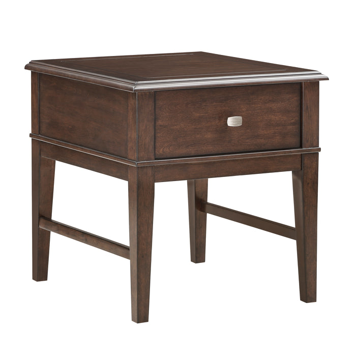 Claremore End Table in Brown - 3500-04 - FAMSA Furniture (TX)