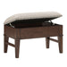 Claremore Cocktail Table with two Ottomans in Brown - 3500-30 - FAMSA Furniture (TX)