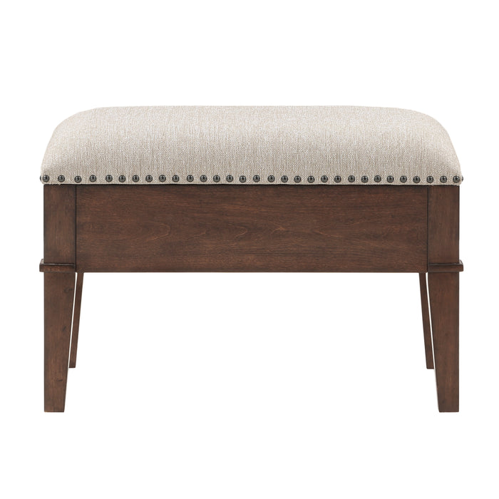 Claremore Cocktail Table with two Ottomans in Brown - 3500-30 - FAMSA Furniture (TX)