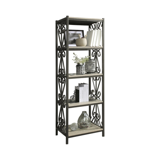 Fairhope Side Pier in Beige/Metal - 35800-S - FAMSA Furniture (TX)