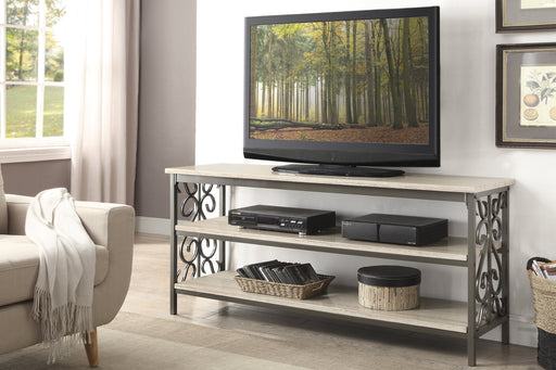 Fairhope TV Stand/Sofa Table in Beige/Metal - 35800-T - FAMSA Furniture (TX)