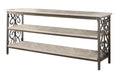 Fairhope TV Stand/Sofa Table in Beige/Metal - 35800-T - FAMSA Furniture (TX)