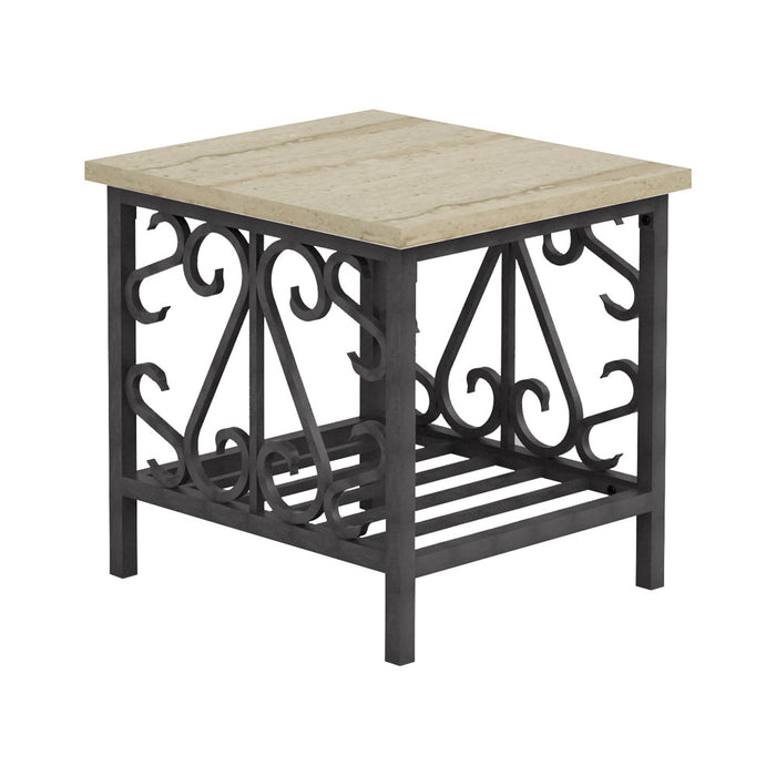 Fairhope 3-Piece Pack Occasional Set in Beige/Metal - 3580-31 - FAMSA Furniture (TX)