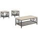 Fairhope 3-Piece Pack Occasional Set in Beige/Metal - 3580-31 - FAMSA Furniture (TX)