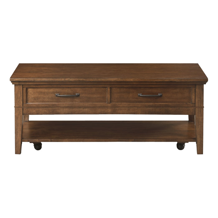 Whitley Cocktail Table in Brown - 3620-30 - FAMSA Furniture (TX)