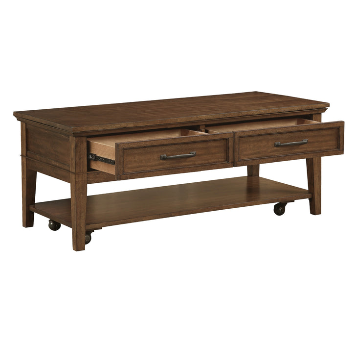Whitley Cocktail Table in Brown - 3620-30 - FAMSA Furniture (TX)
