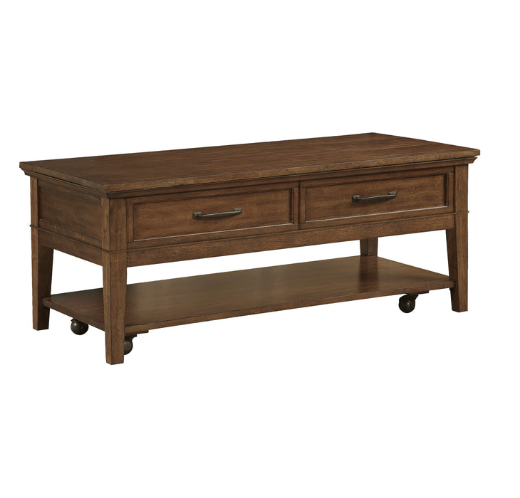 Whitley Cocktail Table in Brown - 3620-30 - FAMSA Furniture (TX)