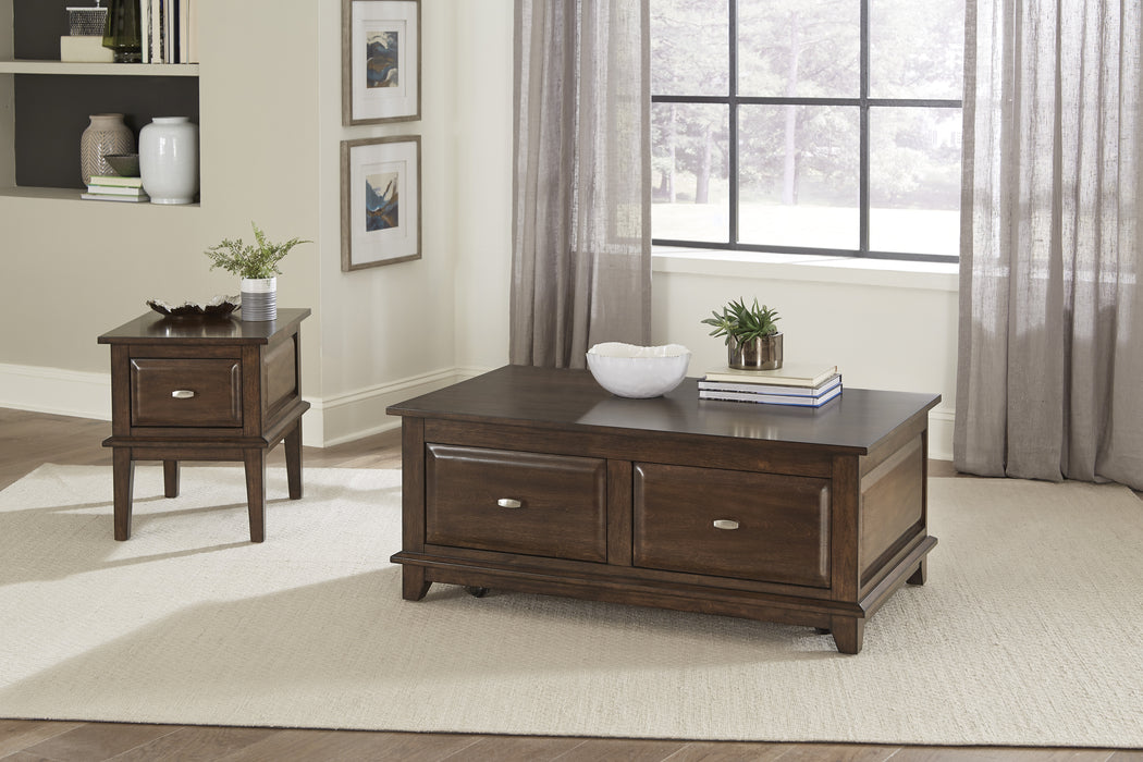 Minot End Table in Brown - 3621-04 - FAMSA Furniture (TX)