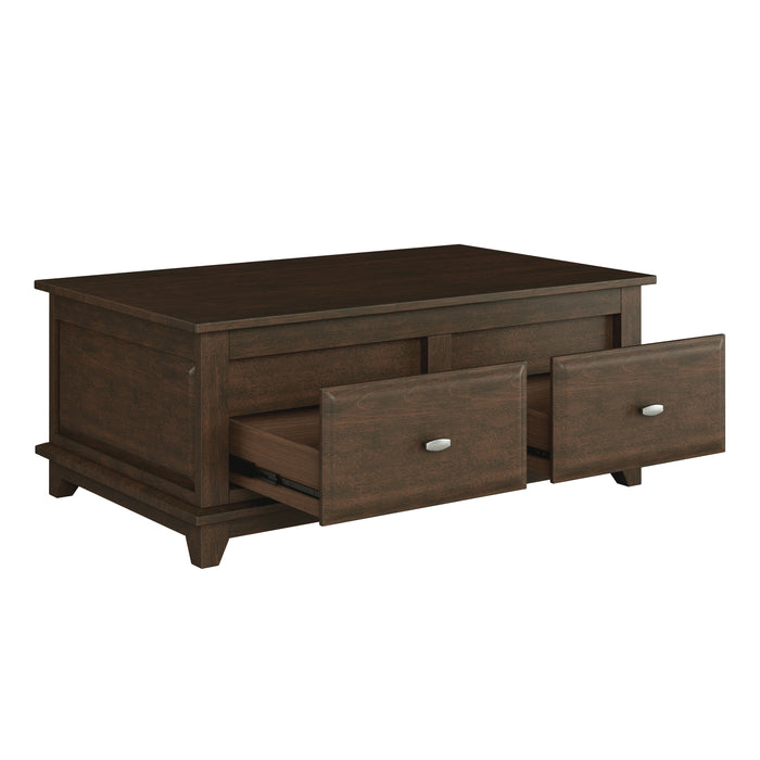 Minot Lift Top Cocktail Table in Brown - 3621-30 - FAMSA Furniture (TX)