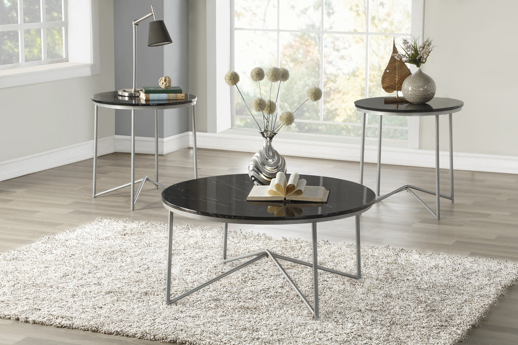 Perivale 3-PIECE PACK OCCASIONAL SET in Gray/Black/Gold/Silver/Champagne - 3623-31 - FAMSA Furniture (TX)