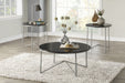 Perivale 3-PIECE PACK OCCASIONAL SET in Gray/Black/Gold/Silver/Champagne - 3623-31 - FAMSA Furniture (TX)