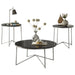 Perivale 3-PIECE PACK OCCASIONAL SET in Gray/Black/Gold/Silver/Champagne - 3623-31 - FAMSA Furniture (TX)