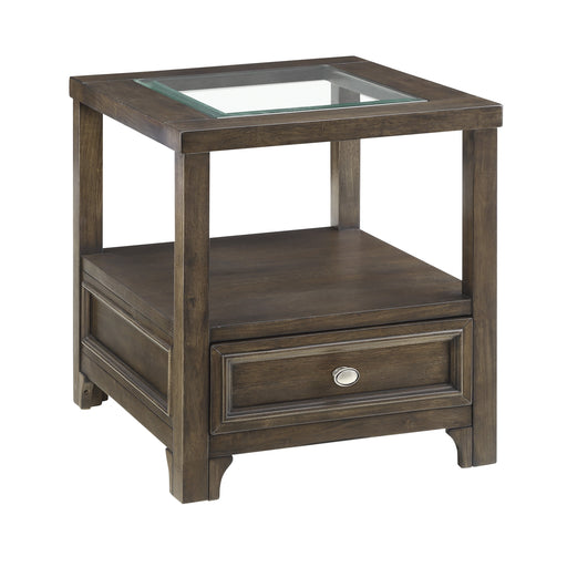 Auburn End Table in Transparent/Brown - 3624-04 - FAMSA Furniture (TX)