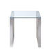 Rush End Table in Gold/Silver/Champagne/Transparent - 3644-04 - FAMSA Furniture (TX)