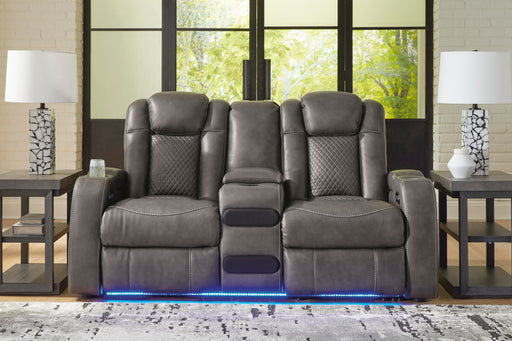 Fyne-Dyme Power Reclining Loveseat with Console - FAMSA Furniture (TX)