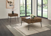 Shaffner Square Cocktail Table in Brown/Black/Oak - 3670M-01 - FAMSA Furniture (TX)