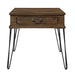 Shaffner End Table in Brown/Black/Oak - 3670M-04 - FAMSA Furniture (TX)