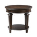 Tobias Round End Table in Espresso - 3681-04RD - FAMSA Furniture (TX)
