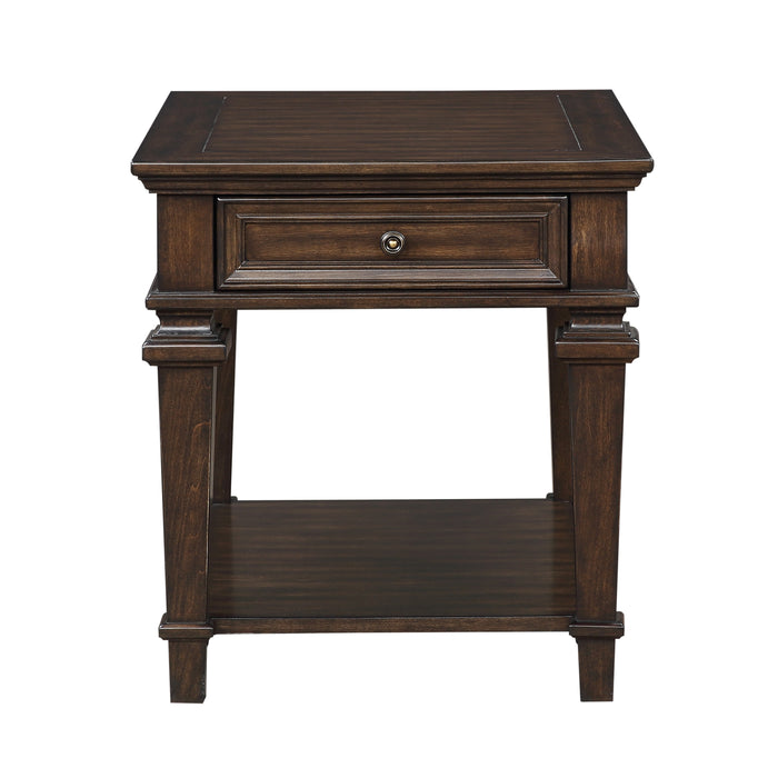 Tobias End Table in Espresso - 3681-04 - FAMSA Furniture (TX)