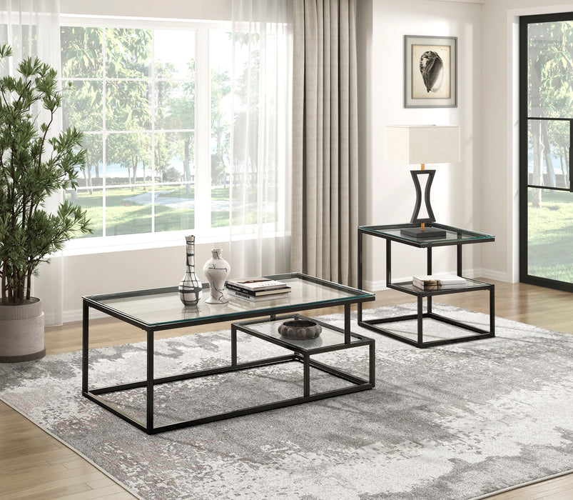 Elyria End Table in Black - 3695-04 - FAMSA Furniture (TX)