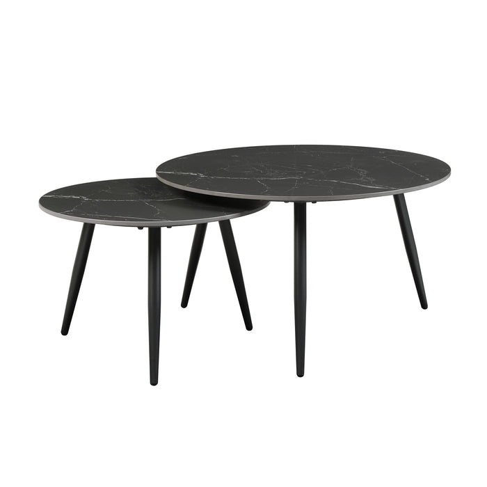 Alaina 3-Piece Pack Occasional Set in Black - 3697BK-31 - FAMSA Furniture (TX)