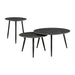 Alaina 3-Piece Pack Occasional Set in Black - 3697BK-31 - FAMSA Furniture (TX)