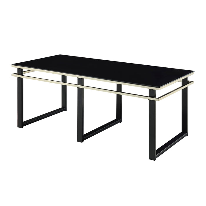Zamir 3-Piece Pack Occasional Set in Black/Gold - 3701-31 - FAMSA Furniture (TX)