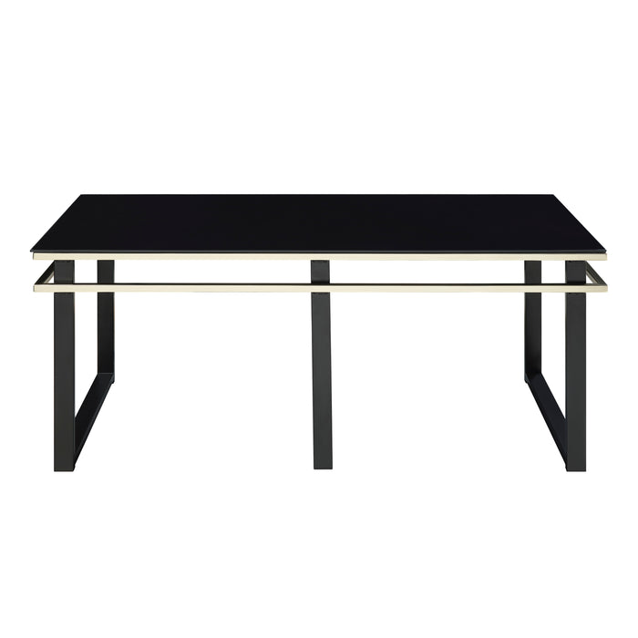 Zamir 3-Piece Pack Occasional Set in Black/Gold - 3701-31 - FAMSA Furniture (TX)