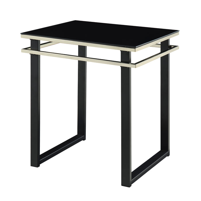 Zamir 3-Piece Pack Occasional Set in Black/Gold - 3701-31 - FAMSA Furniture (TX)