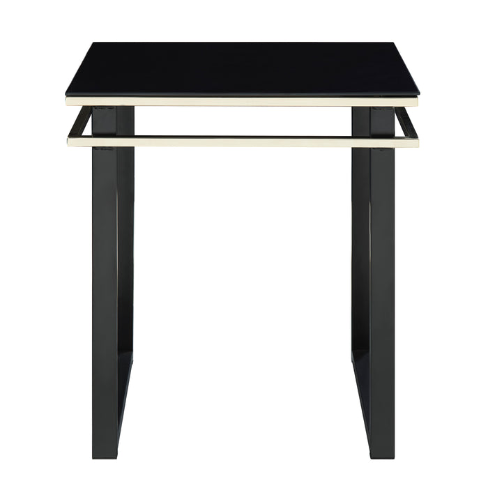 Zamir 3-Piece Pack Occasional Set in Black/Gold - 3701-31 - FAMSA Furniture (TX)