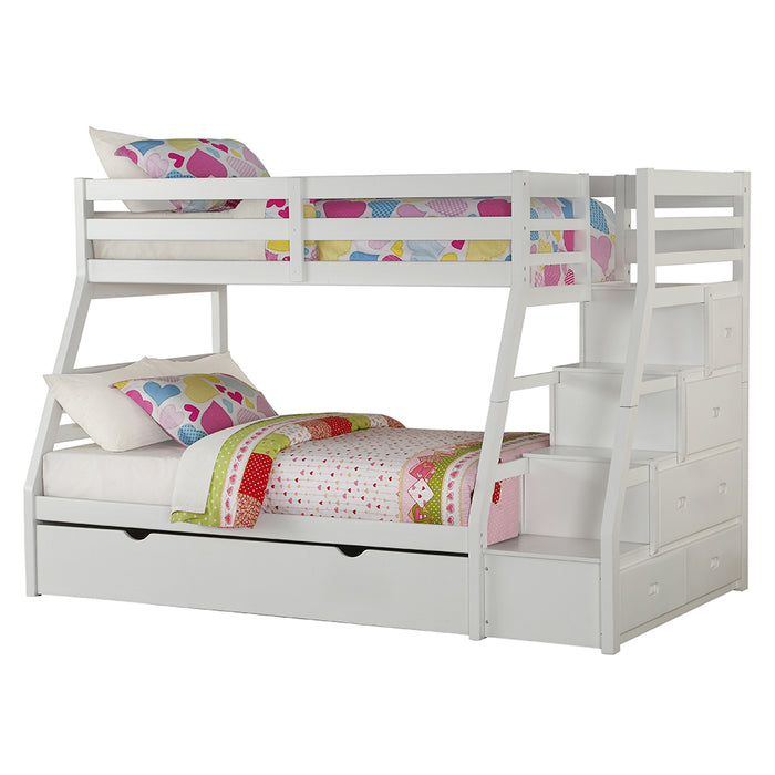 Bunk Bed (T/F) w/Trundle (Full) & Storage - Image 2